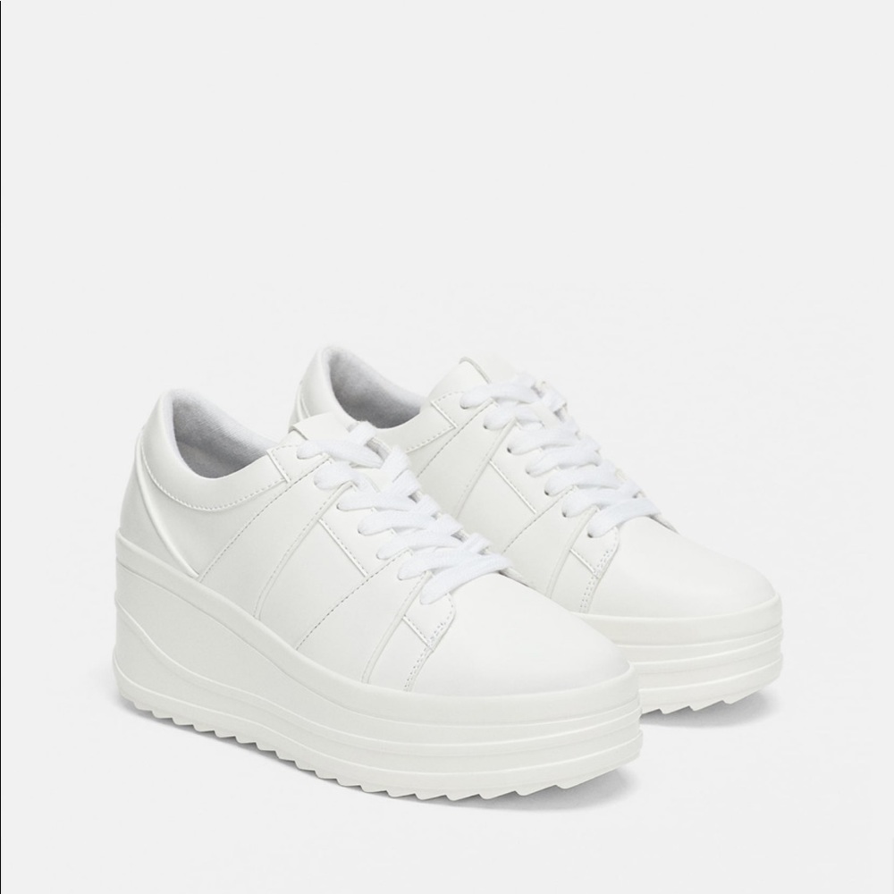 White Zara sneaker